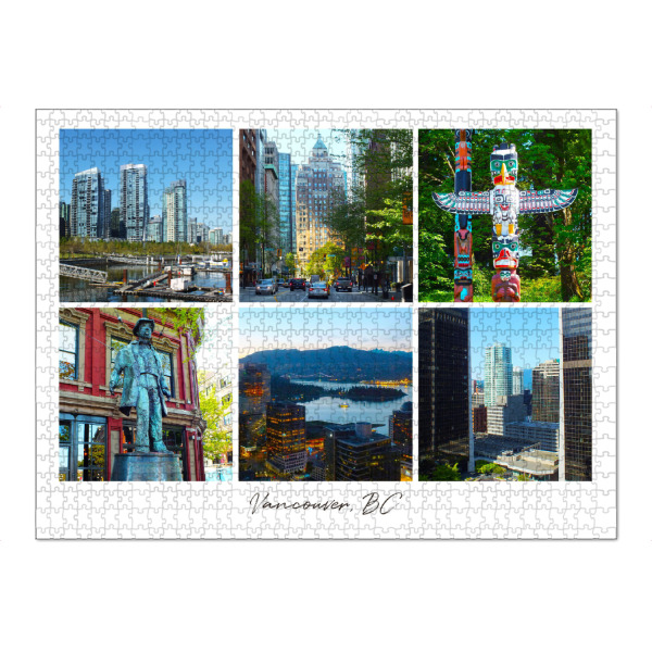 Puzzle Ravensburger "Vancouver Kollage" artboxONE - Städte,Reise,Architektur,Reise / Länder,Städte / Wien