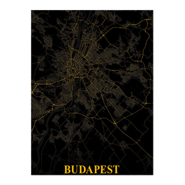 Puzzle Ravensburger "Stadt Budapest" artboxONE - Städte / Budapest,Kartografie