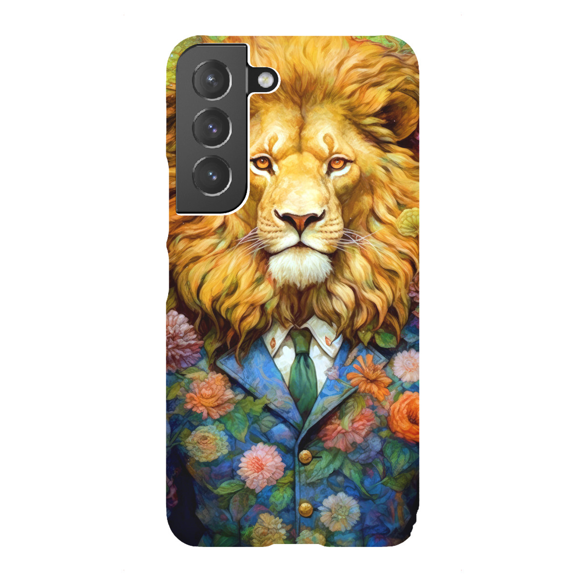 Samsung Galaxy "Löwe Tierkunst B" Premium-Case Handyhülle artboxONE
