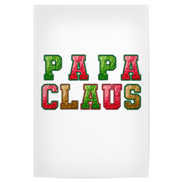 Poster 30x20 cm "Papa Claus" artboxONE - Weihnachten,Für Papa,Lustig
