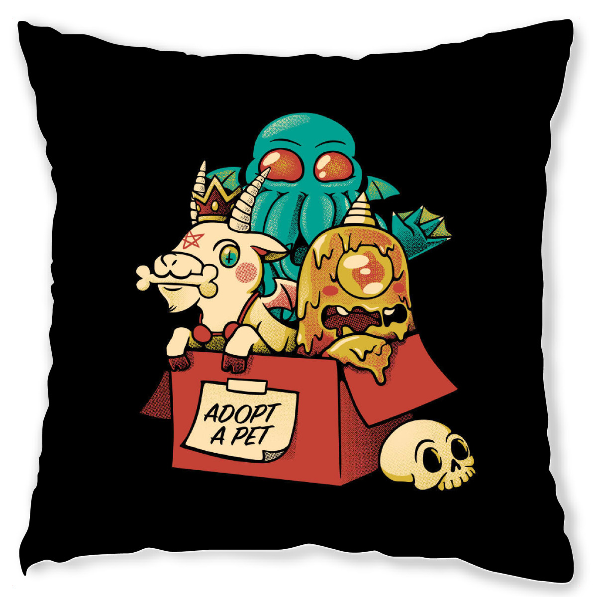 Design-Kissen "Monster-Kawaii-Haustier" artboxONE - Halloween,Lustig