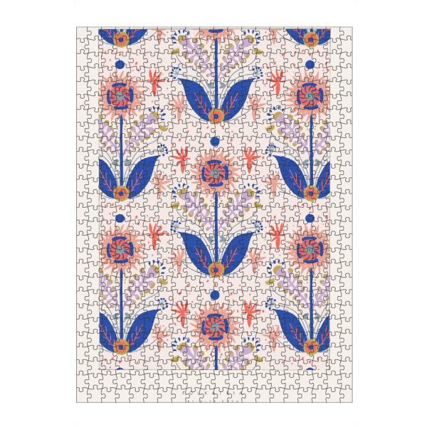 Puzzle Ravensburger "Álex Roda - Folkatria" artboxONE - Typografie,Floral - Abstrakt,Modern,Muster,Typografie,Ausstellung,Galerie,Exhibition,Museum
