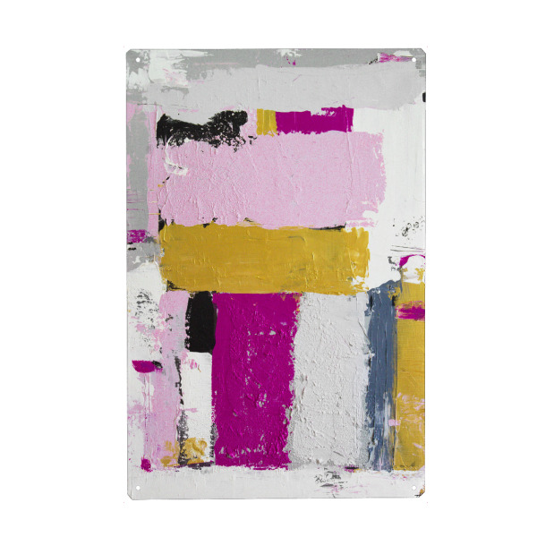 Holzbild "Tove Höglund - Lucky Colour" artboxONE - Abstrakt - Abstrakt,Modern,Bunt,Farbenfroh,Strich,Pinsel