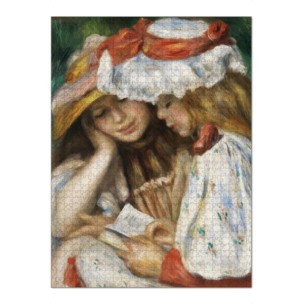 Puzzle Ravensburger "Zwei Mädchen lesen" artboxONE - Für Kinder,Menschen,Liebe,Für Mama,Für Papa