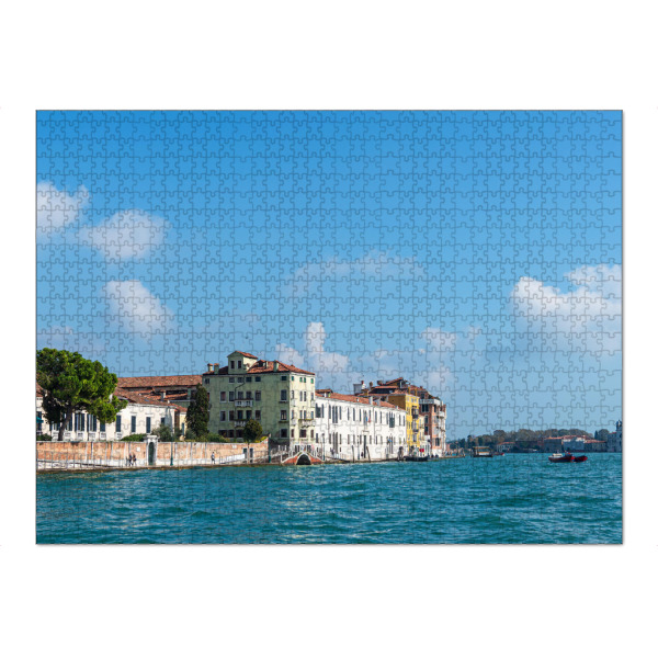 Puzzle Ravensburger "Kanal, Venedig, Wolken" artboxONE - Reise,Architektur,Städte / Venedig,Reise / Länder