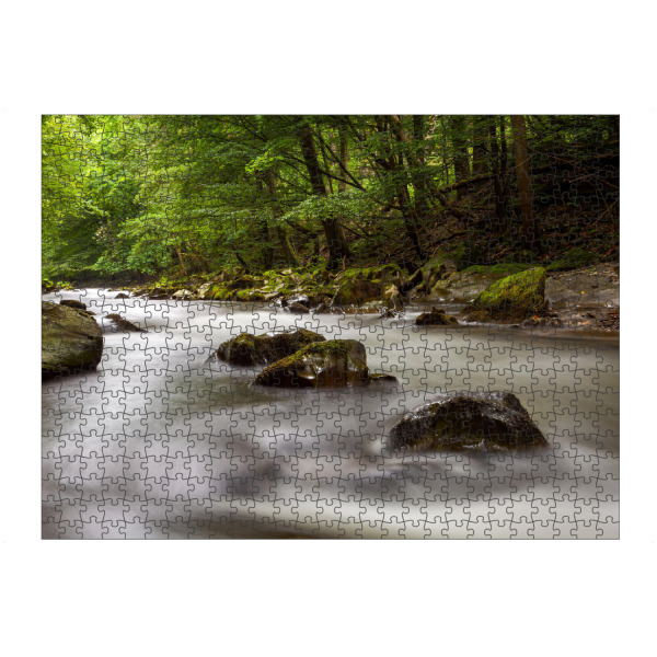 Puzzle Ravensburger "Schwarzatal in Thüringen" artboxONE - Natur