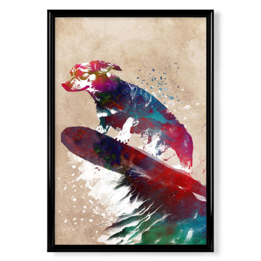 Surfer Hundesport Kunst B Surfer Hundesport Kunst B