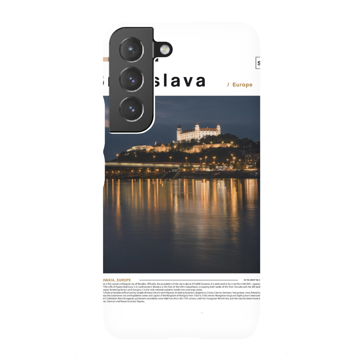 "Cover der Bratislavaer Zeitung"für Samsung Galaxy - Premium-Case Handyhülle artboxONE