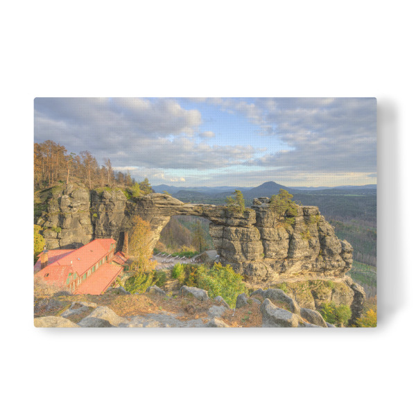 Leinwandbild "Prebischtor Böhmische Schweiz" artboxONE - Natur,Reise,Reise / Länder