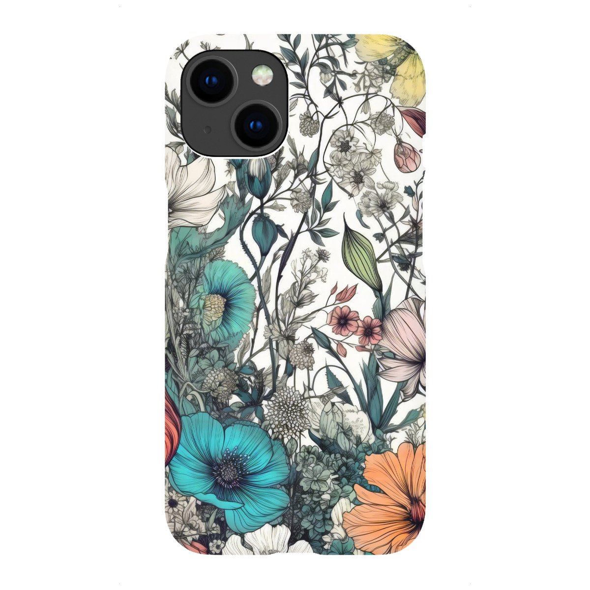 "Wiese voller Blumen I"für iPhone - Premium-Case Handyhülle artboxONE