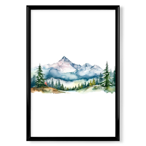 Aquarellberge Aquarellberge