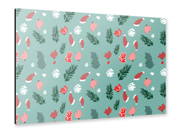 Alu-Dibond "Christmas vibes" 30x20 cm artboxONE