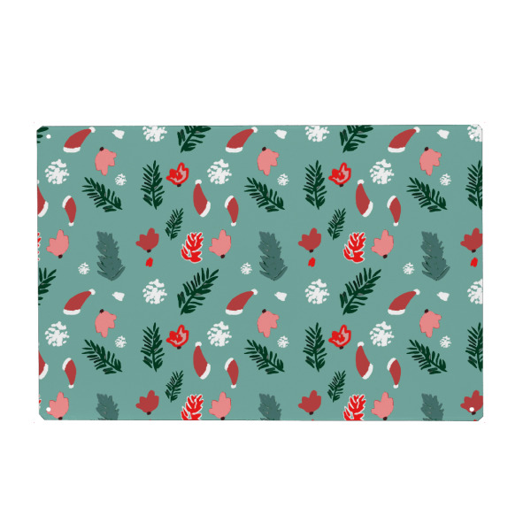 Holzbild "Christmas vibes" artboxONE - Weihnachten - Christmas,Weihnachten,Festlich,Tannenzweig,Weihnachtsstern,Modern