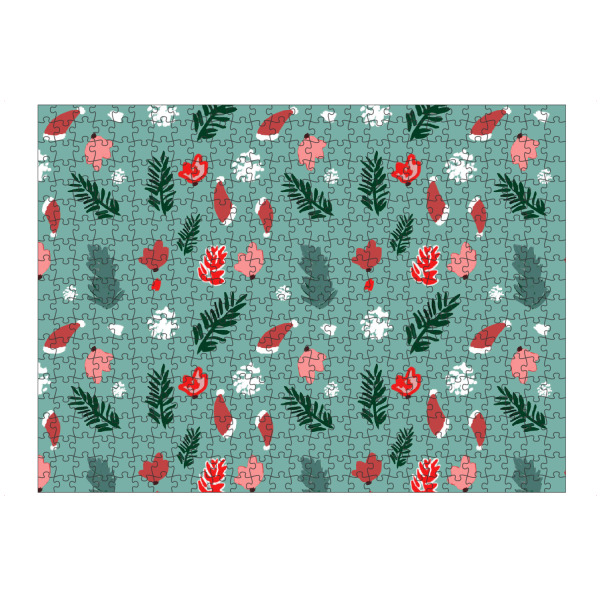 artboxONE Puzzle "Christmas vibes" artboxONE - Weihnachten - Christmas,Weihnachten,Festlich,Tannenzweig,Weihnachtsstern,Modern - Bild christmas