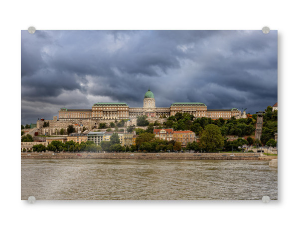 Acrylglasbild "Der Burgpalast" artboxONE - Architektur,Städte / Budapest - Budapest,Ungarn,Burgpalast,Burgviertel,Donau,Buda,Pest