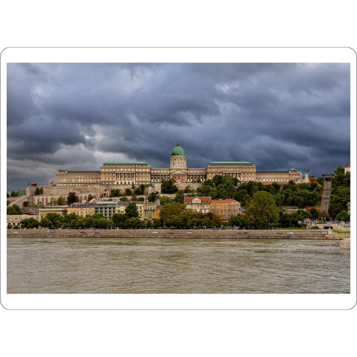 Tischset "Der Burgpalast" artboxONE - Architektur,Städte / Budapest - Budapest,Ungarn,Burgpalast,Burgviertel,Donau,Buda,Pest - Bild budapest
