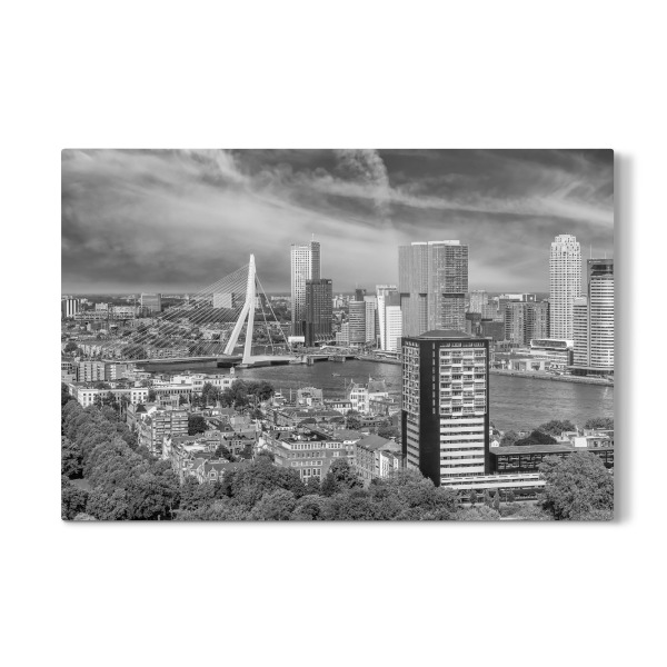 Galerie-Print "Rotterdam Blick vom Euromast s/w" 30x20 cm artboxONE