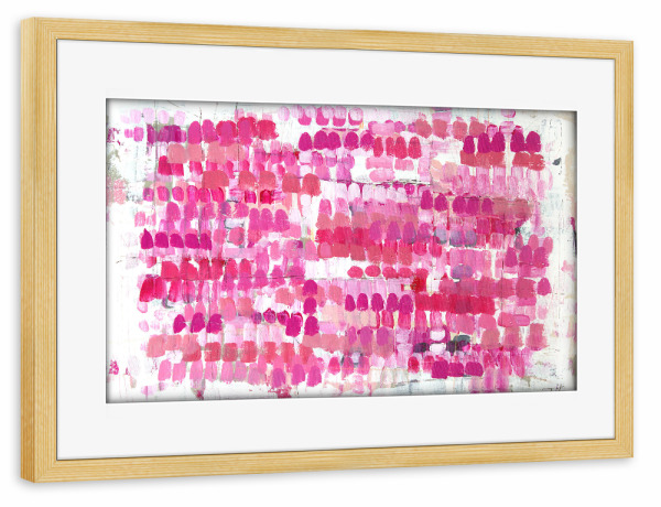 Poster mit Rahmen kiefer "Tove Höglund - Strawberrycake" artboxONE - Abstrakt