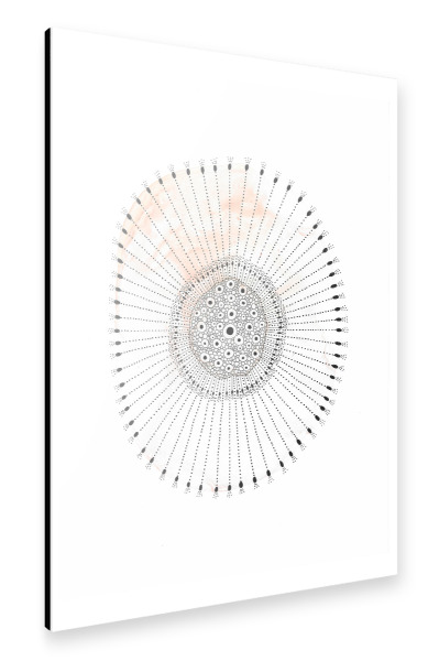 Alu-Dibond "Katherine Heald - Coral Uno" 30x20 cm artboxONE