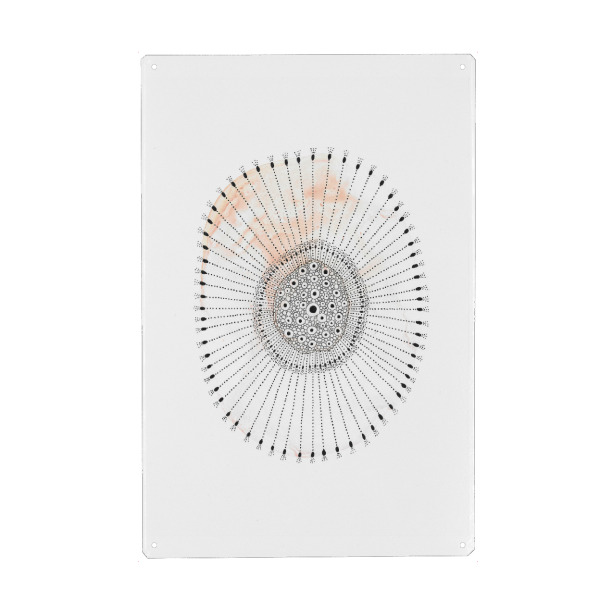 Holzbild "Katherine Heald - Coral Uno" artboxONE - Abstrakt,Unterwasser