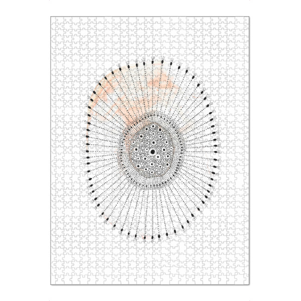 Puzzle Ravensburger "Katherine Heald - Coral Uno" artboxONE - Abstrakt,Unterwasser