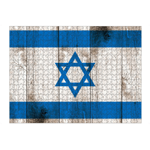 Puzzle Ravensburger "Israel Vintage Flag" artboxONE - Reise,Reise / Asien,Reise / Länder