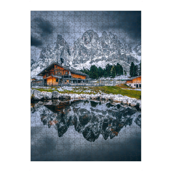 Puzzle Ravensburger "Geisler Alm - Dolomiten" artboxONE - Natur,Reise / Länder