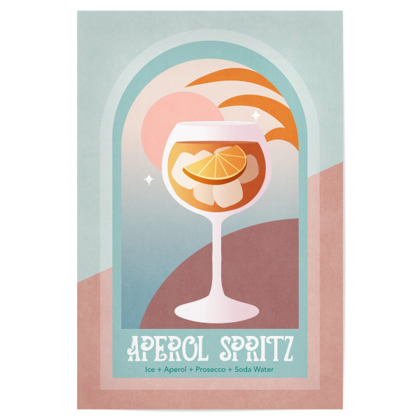 Poster "Tunaboylu - Aperol Spritz" artboxONE - Typografie,Essen & Trinken,Essen & Trinken / Alkohol