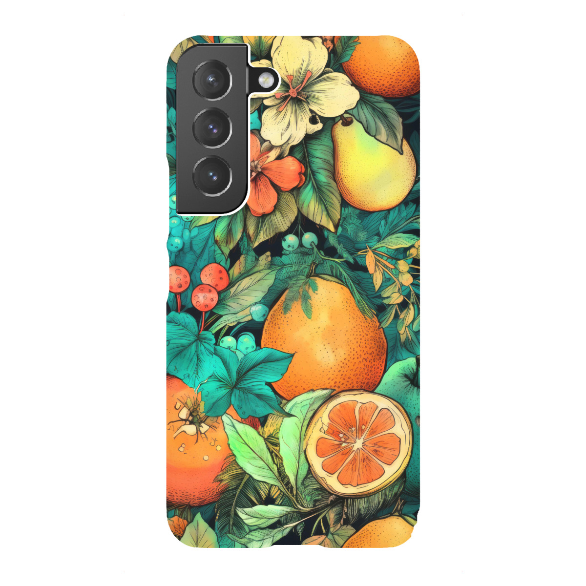 "Flora und Früchte C"für Samsung Galaxy - Premium-Case Handyhülle artboxONE