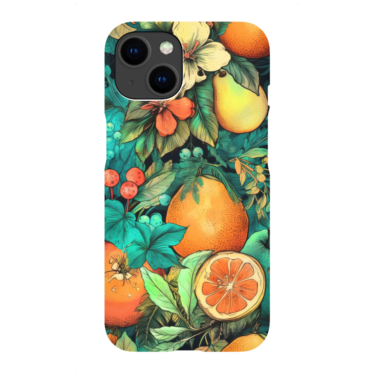 iPhone "Flora und Früchte C" Premium-Case Handyhülle artboxONE