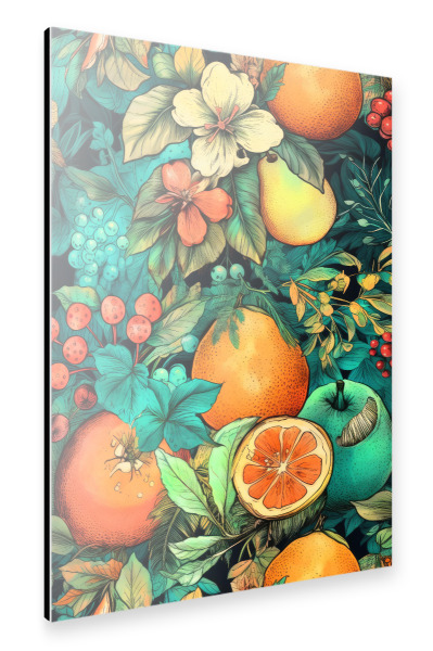 Alu-Dibond "Flora und Früchte C" 30x20 cm artboxONE