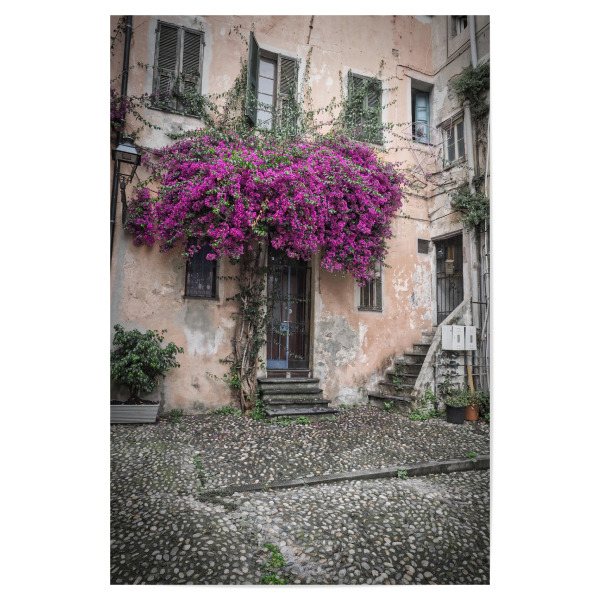 Poster 30x20 cm "Italienischer Hinterhof" artboxONE - Städte,Reise,Architektur,Streetart