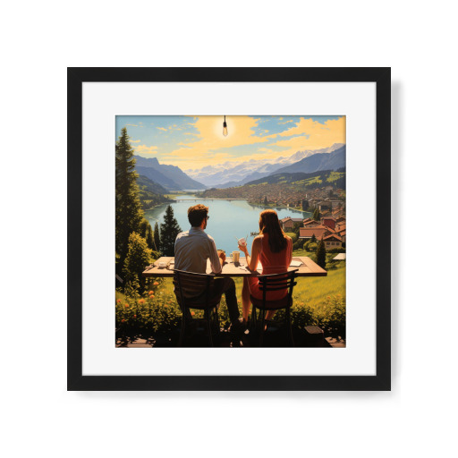 COFFEE IN THE SWISS MOUNTAINS