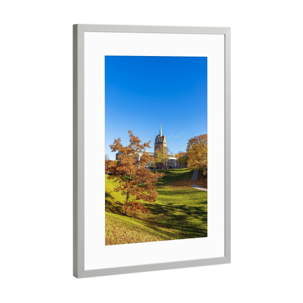 Poster mit Rahmen Silber "Kröpeliner Tor im Herbst" artboxONE - Städte,Natur,Reise,Architektur
