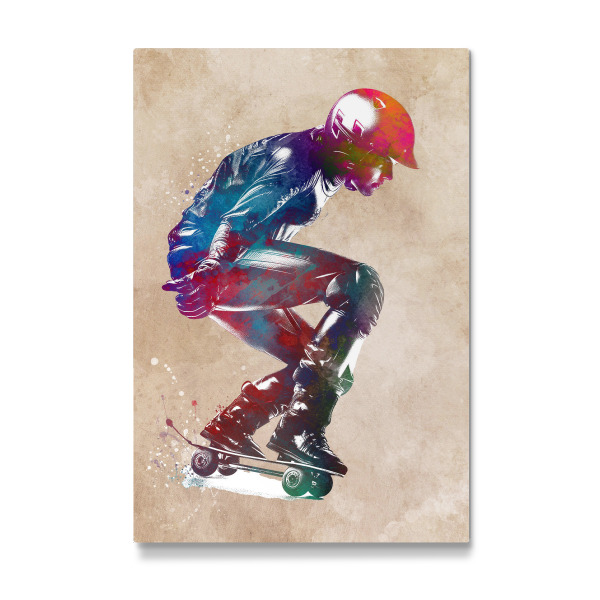 Galerie-Print "Skateboarder Sportkunst A" 30x20 cm artboxONE