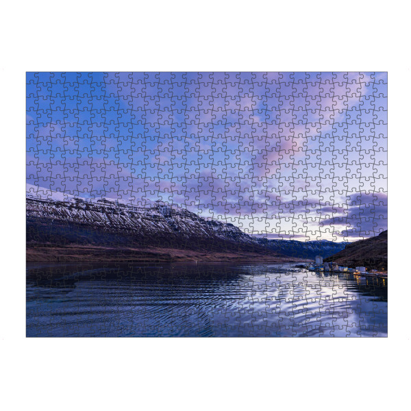 Puzzle Ravensburger "Fjord im Osten von Island" artboxONE - Natur,Reise,Reise / Strand und Meer,Reise / Länder