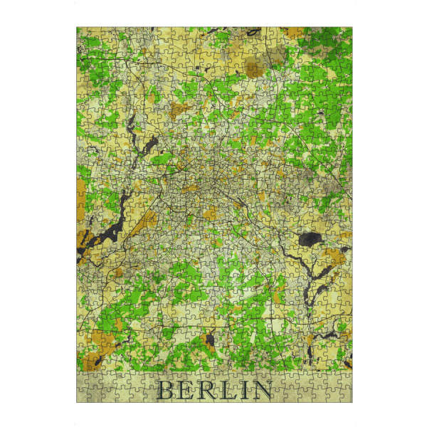 artboxONE Puzzle "Berlin Vintage City Map" artboxONE - Städte / Berlin,Kartografie