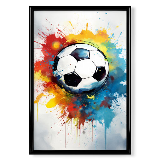 Football Watercolor Ball (matart)