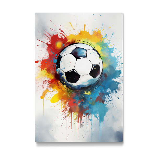 Galerie-Print "Football Watercolor Ball (matart)" 30x20 cm artboxONE