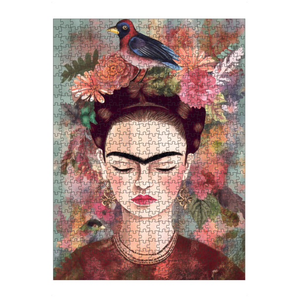 artboxONE Puzzle "Frida Pastell" artboxONE - Floral,Abstrakt,Menschen