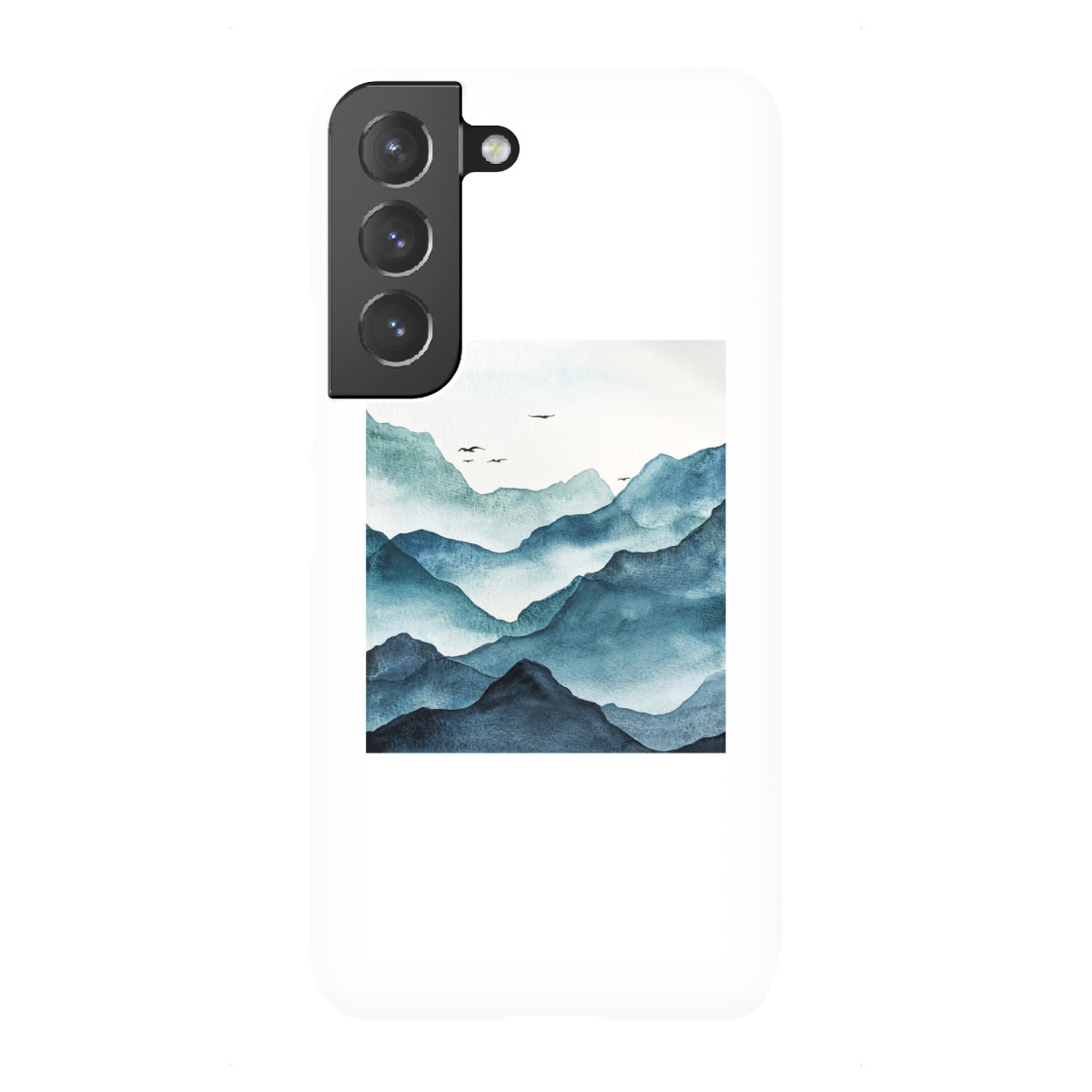 Samsung Galaxy "Blaue Stunde in den Bergen" Premium-Case Handyhülle artboxONE