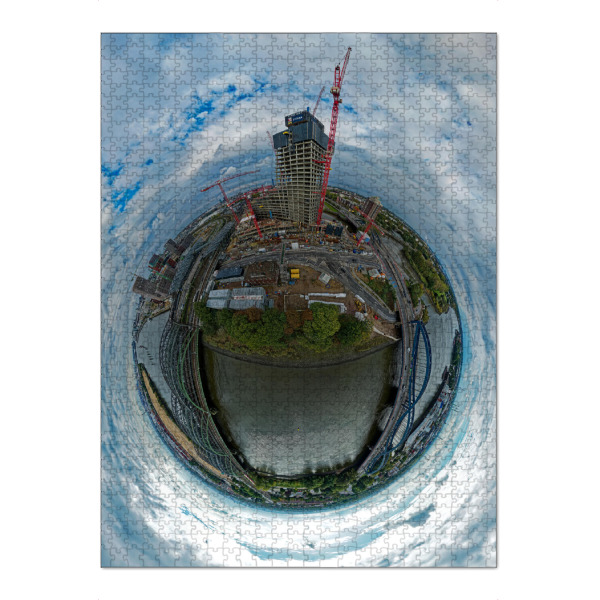 Puzzle Ravensburger "Elbtower-Hamburg, SW, 2023-Oktober" artboxONE - Städte,Städte / Hamburg,Reise,Architektur,Reise / Länder
