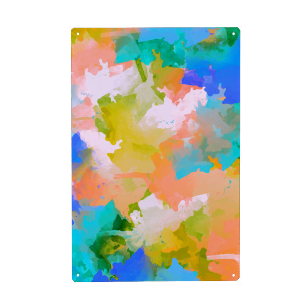 Metall Poster "Die Kraft des Glaubens" artboxONE - Abstrakt