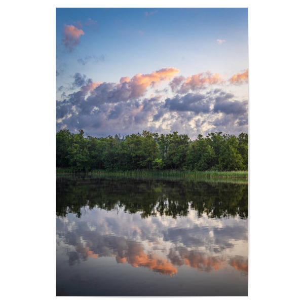 Poster 30x20 cm "Wolken über dem Schaalsee" artboxONE - Natur,Reise