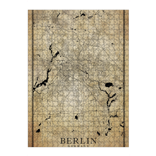 Puzzle Ravensburger "Berlin Vintage Stadtplan" artboxONE - Städte / Berlin,Kartografie