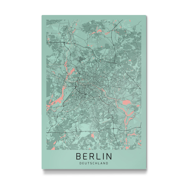 Galerie-Print "Berlin als City Karte" 30x20 cm artboxONE