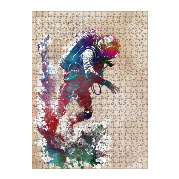artboxONE Puzzle "Sporttauchen Kunst A" artboxONE - Sport,Sport / Motivation - Gerätetauchen,Gerätetauchen,Tauchen,Sport,Schwimmen