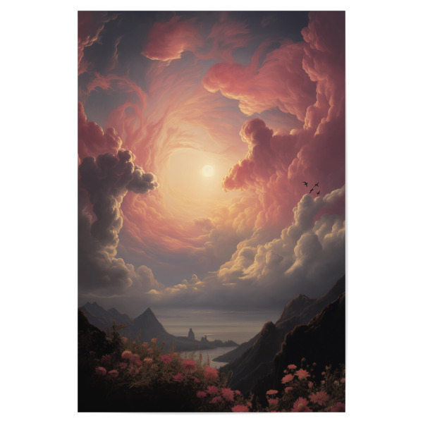 Poster 30x20 cm "Sonnenaufgang im Paradies" artboxONE - Natur,Reise,Reise / Strand und Meer