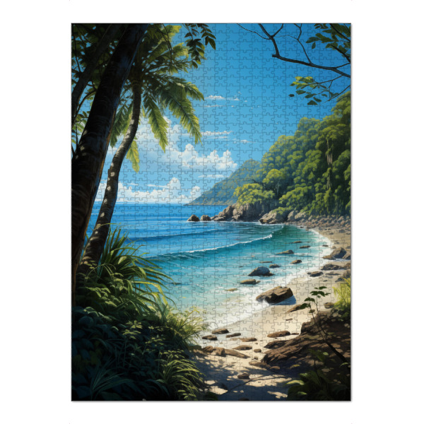 Puzzle Ravensburger "Paradiesische Landschaft" artboxONE - Natur,Reise,Reise / Strand und Meer