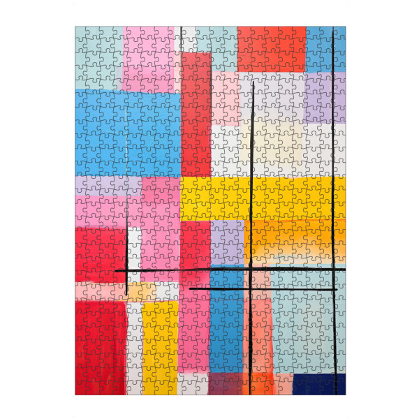Puzzle Ravensburger "Kräftige Pastellformen" artboxONE - Abstrakt,Geometrie